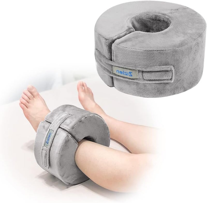 Zelen Foot Elevation Pillow Ankle Wedge Heel Elevator Cushion Foot Support Pillow Medical Ankle Cushion for Foot Pressure Bed Sore Ulcer Sleeping Leg Rest Elevated Support Foam (Medium, 1 PCS) - Image 1